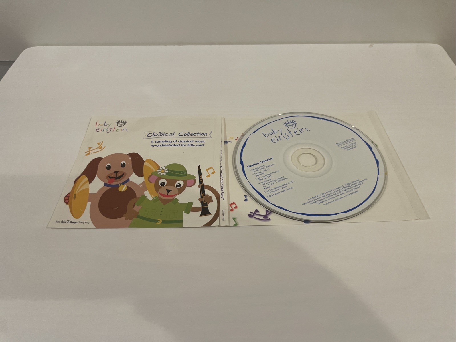 Vintage Rare HTF Baby Einstein 2004 Classical Collection Sampler CD (No Case)