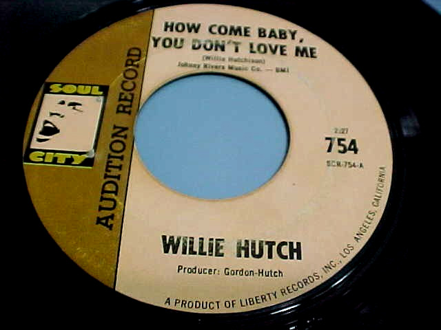 WILLIE HUTCH - PROMO-HOW COME BABY, YOU DON'T LOVE ME/CAN'T FIGHT THE POWER - EX