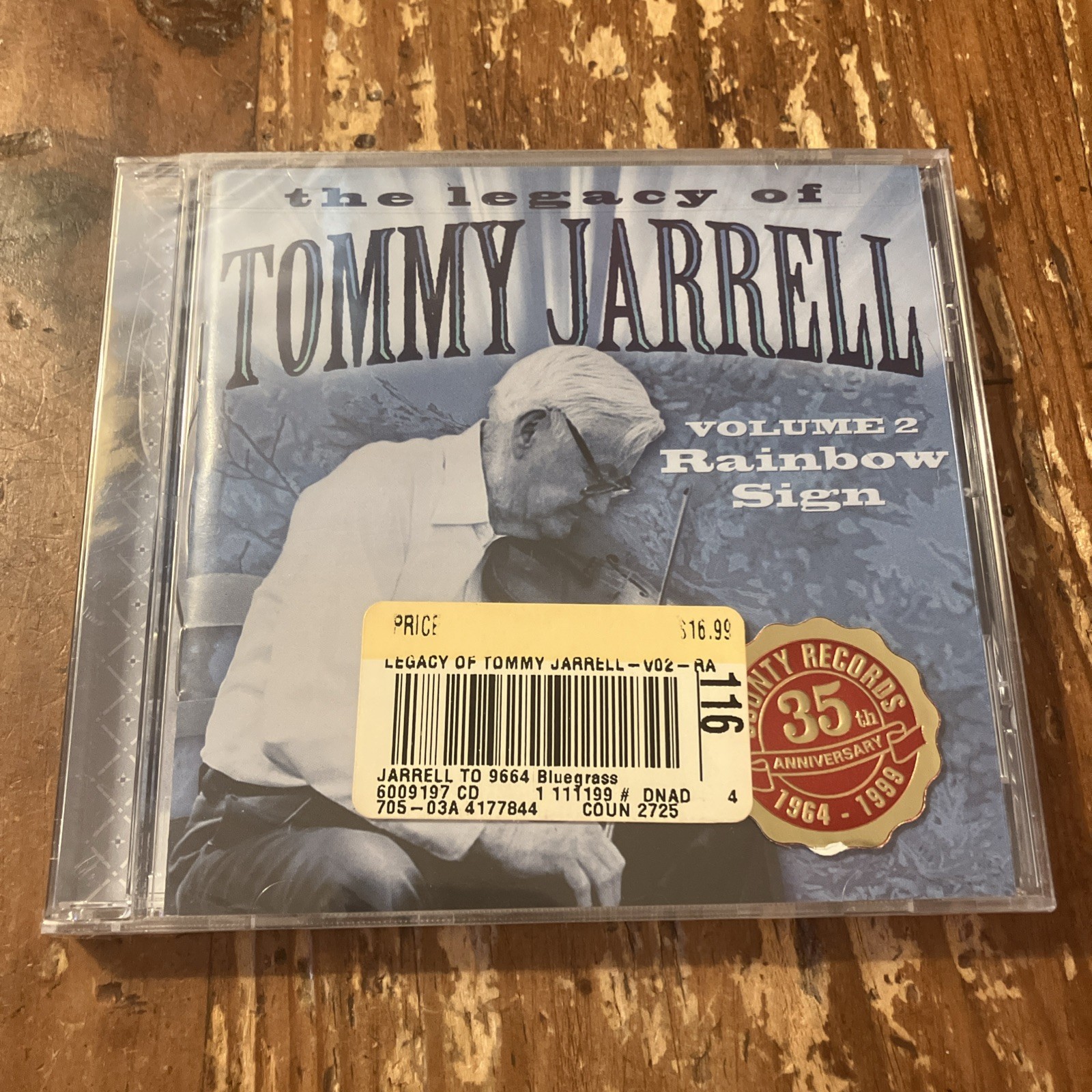 TOMMY JARRELL - The Legacy Of Tommy Jarrell  Vol. 2: Rainbow Sign CD NEW