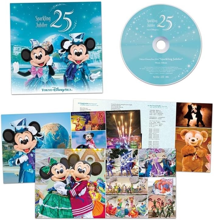 Tokyo DisneySea 25th Anniversary Sparkling Jubilee Music Album CD