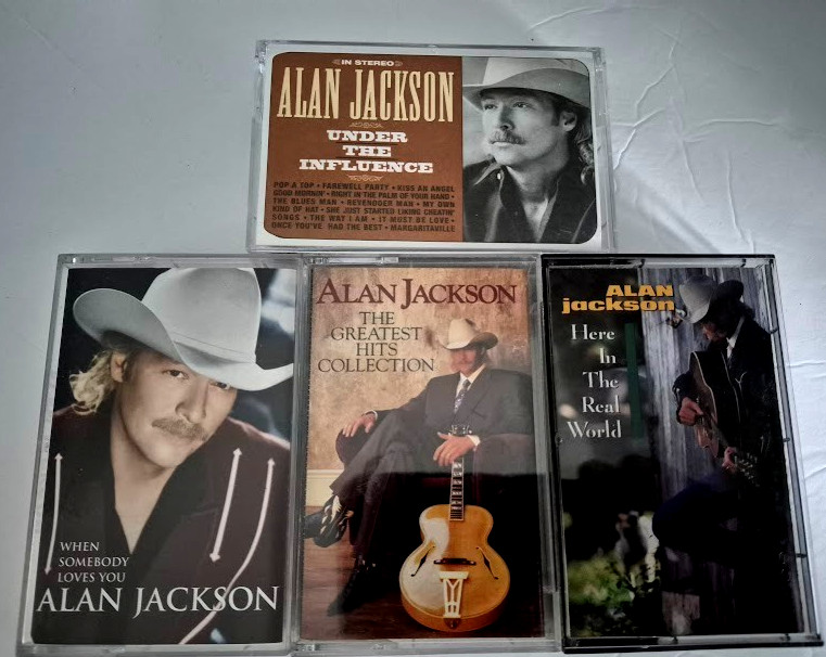 Alan Jackson Cassette Lot of 4 Country Music