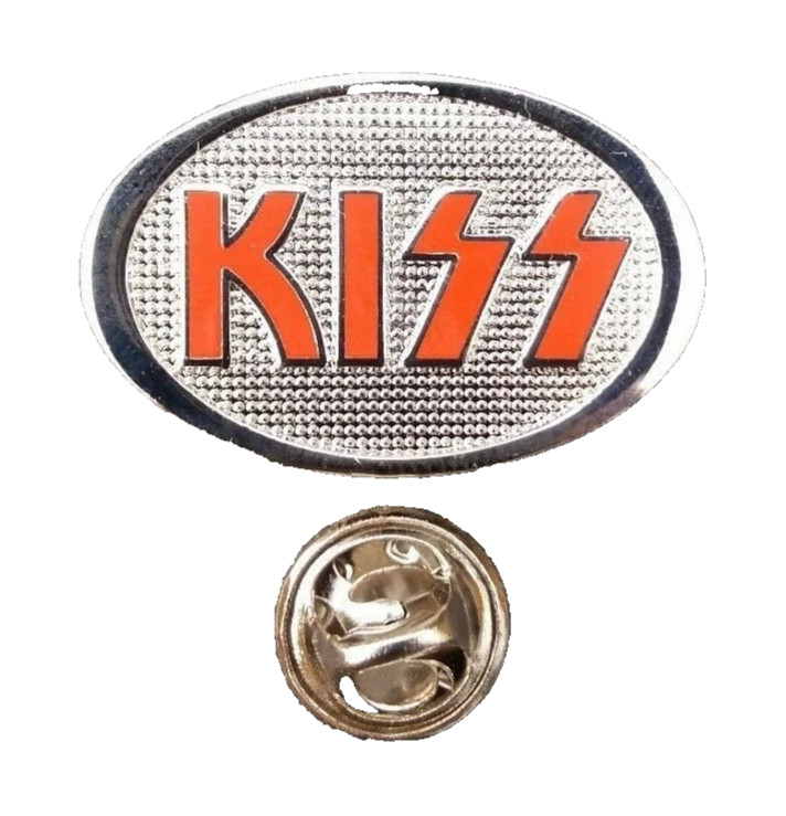 KISS HEAVY METAL BAND ENAMEL PIN BADGE GENE SIMMONS