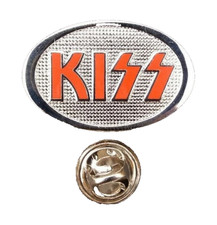 KISS HEAVY METAL BAND ENAMEL PIN BADGE GENE SIMMONS picture