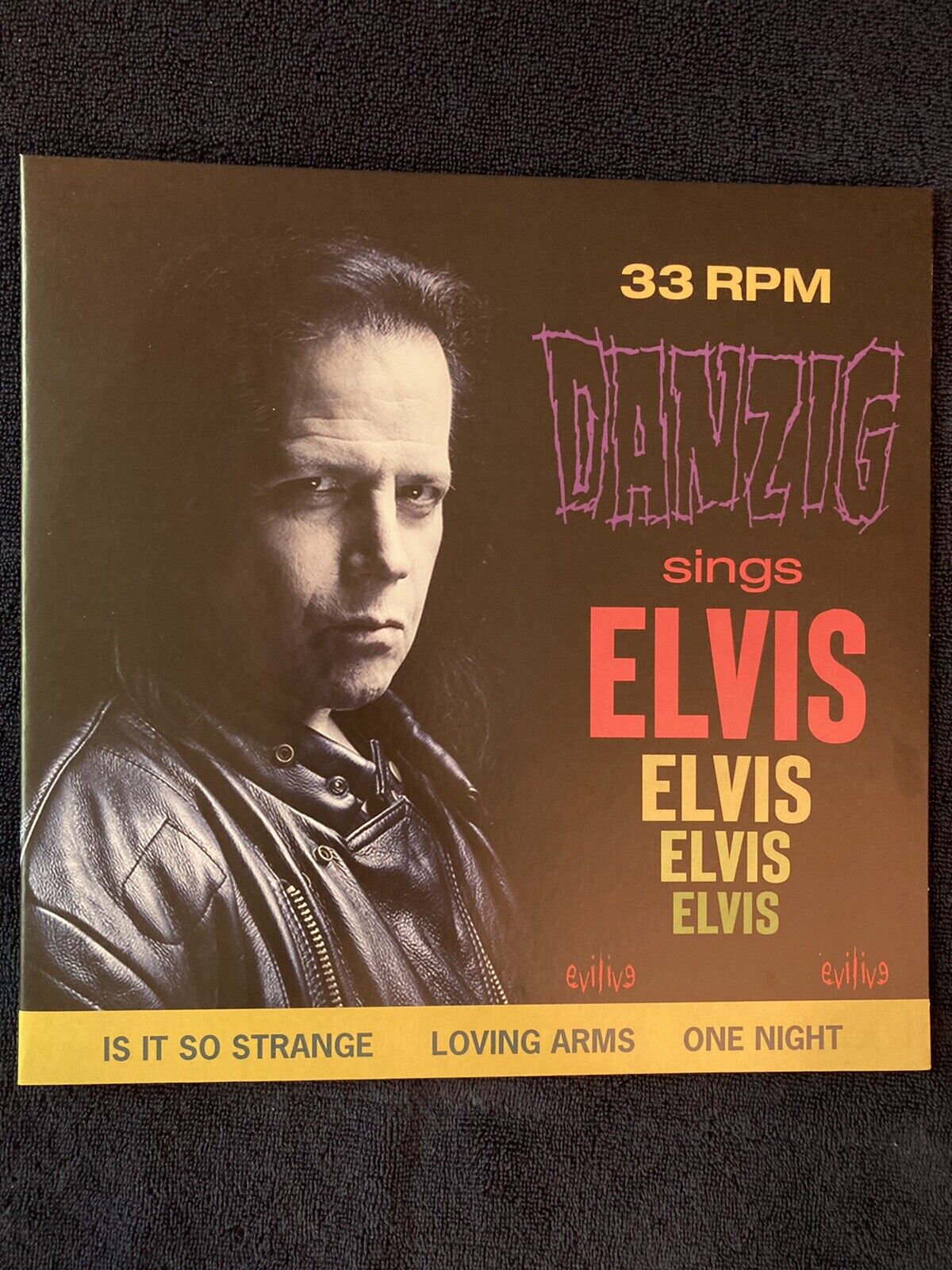 DANZIG~ Sings Elvis. 2019 Used Vinyl LP. Gatefold Cover, Near Mint Condition
