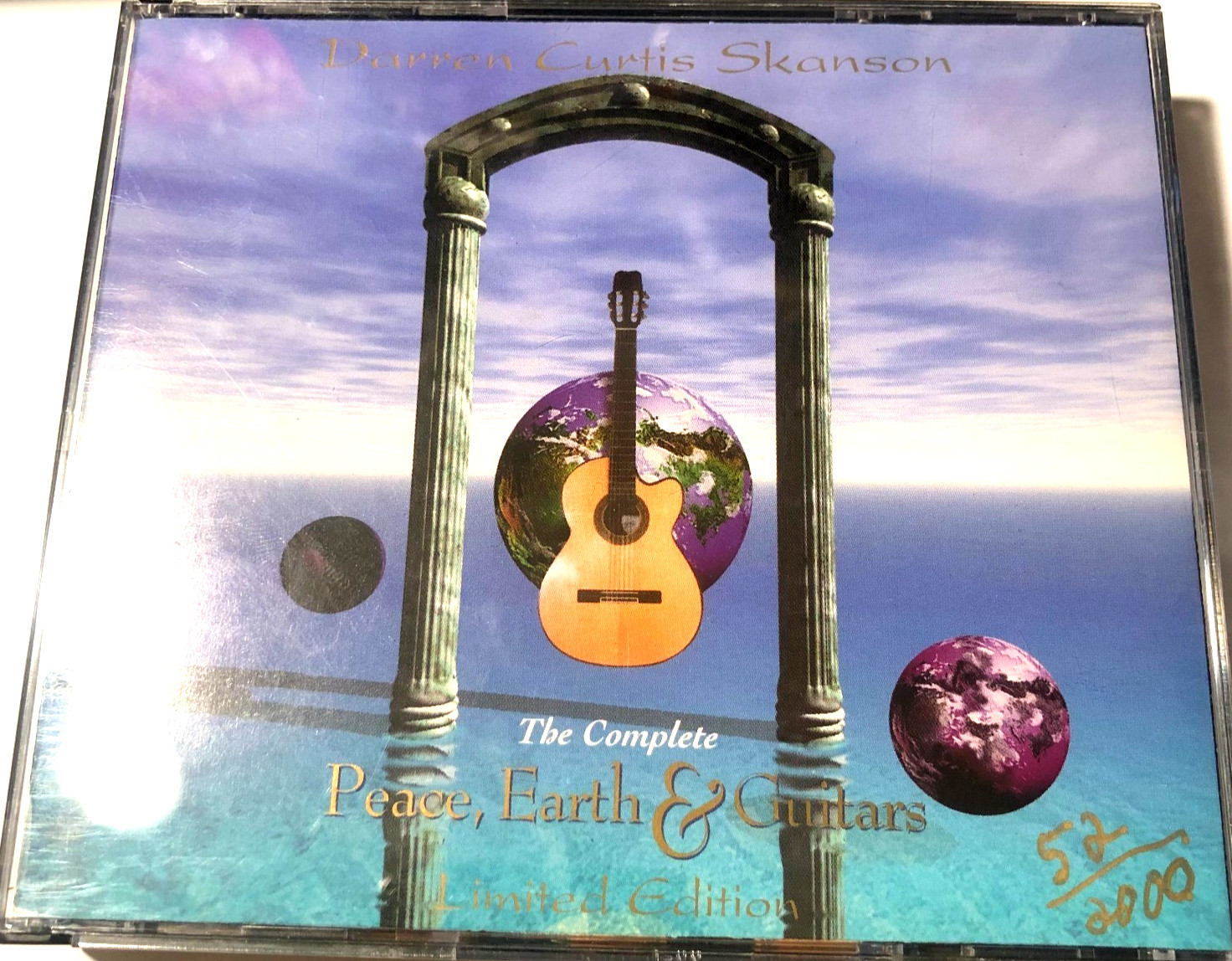 Darren Curtis Skanson Complete Peace Earth & Guitars Ltd 2x Cd Numbered Signed
