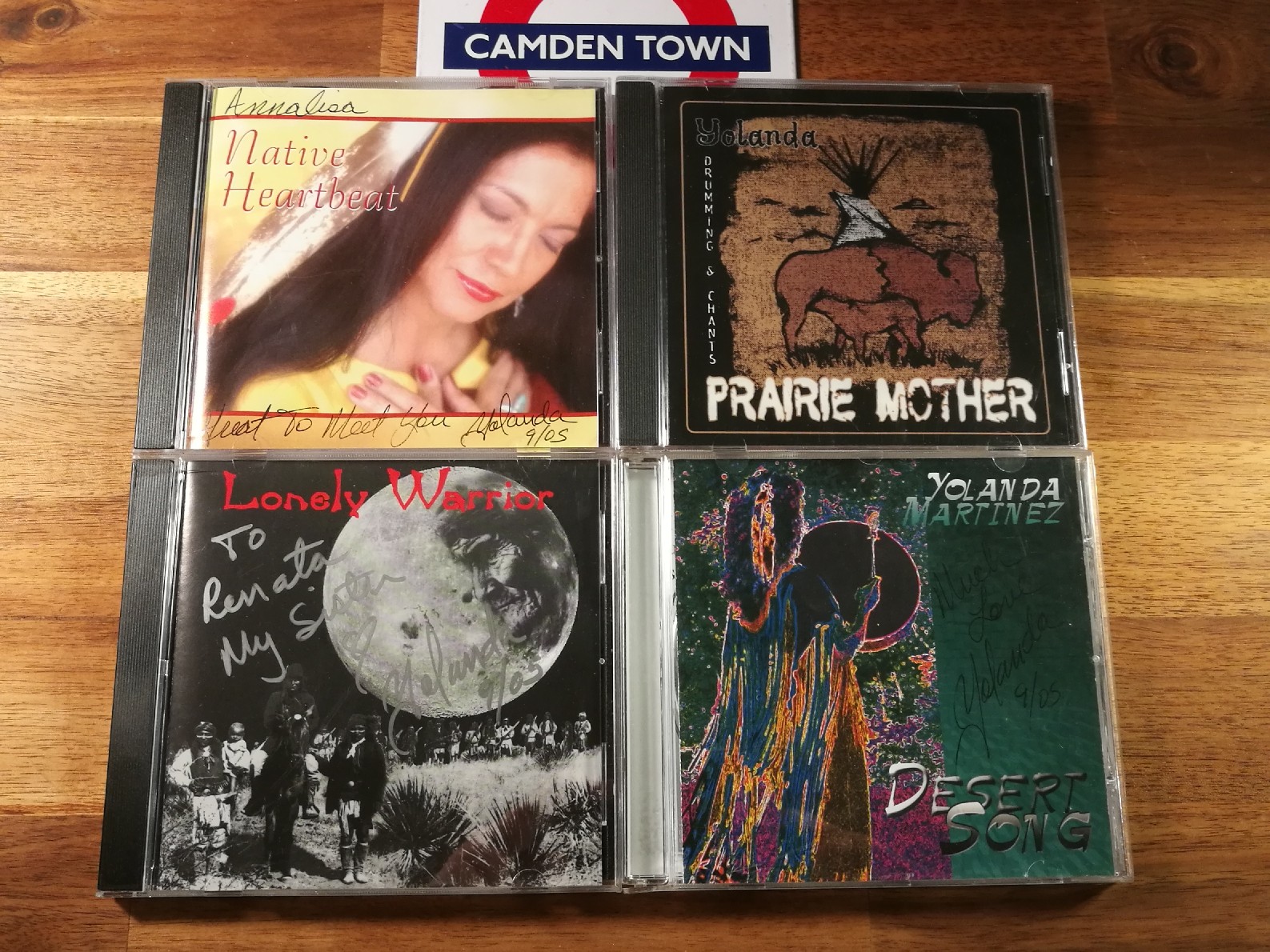 Yolanda Martinez - Prairie Mother/Lonely Warrior/Desert Song/Native  4X Cd Vg