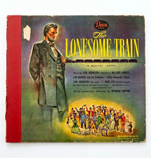 Vintage Decca 78 three record set The Lonesome Train Spoken Word Musical Album   picture