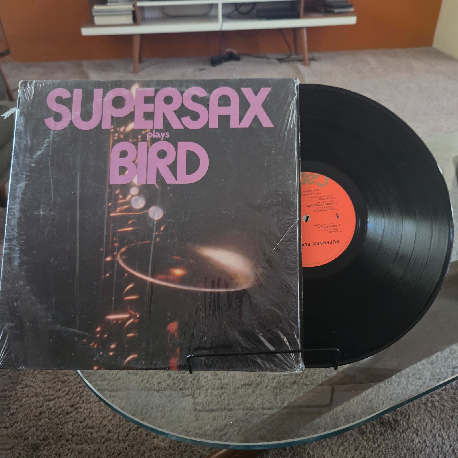 Supersax Plays Bird LP 1973 Capitol ST-11177 VG++ Shrink Wrap