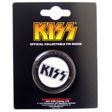 KISS Buzzsaw Logo Official Metal Badge (New ) picture