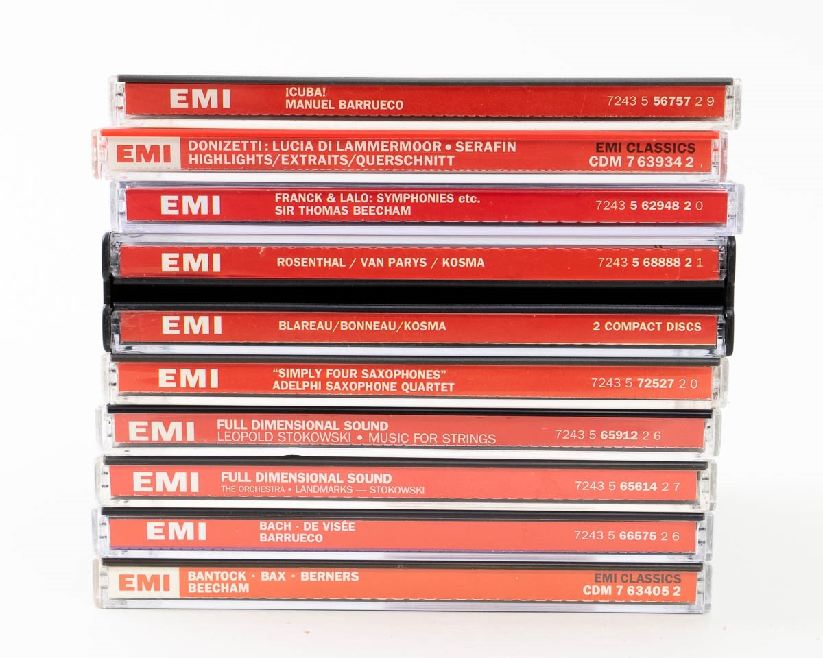 10 EMI Classics CDs Classical Bach Cuba Franck & Lalo Full Dimensional Sound