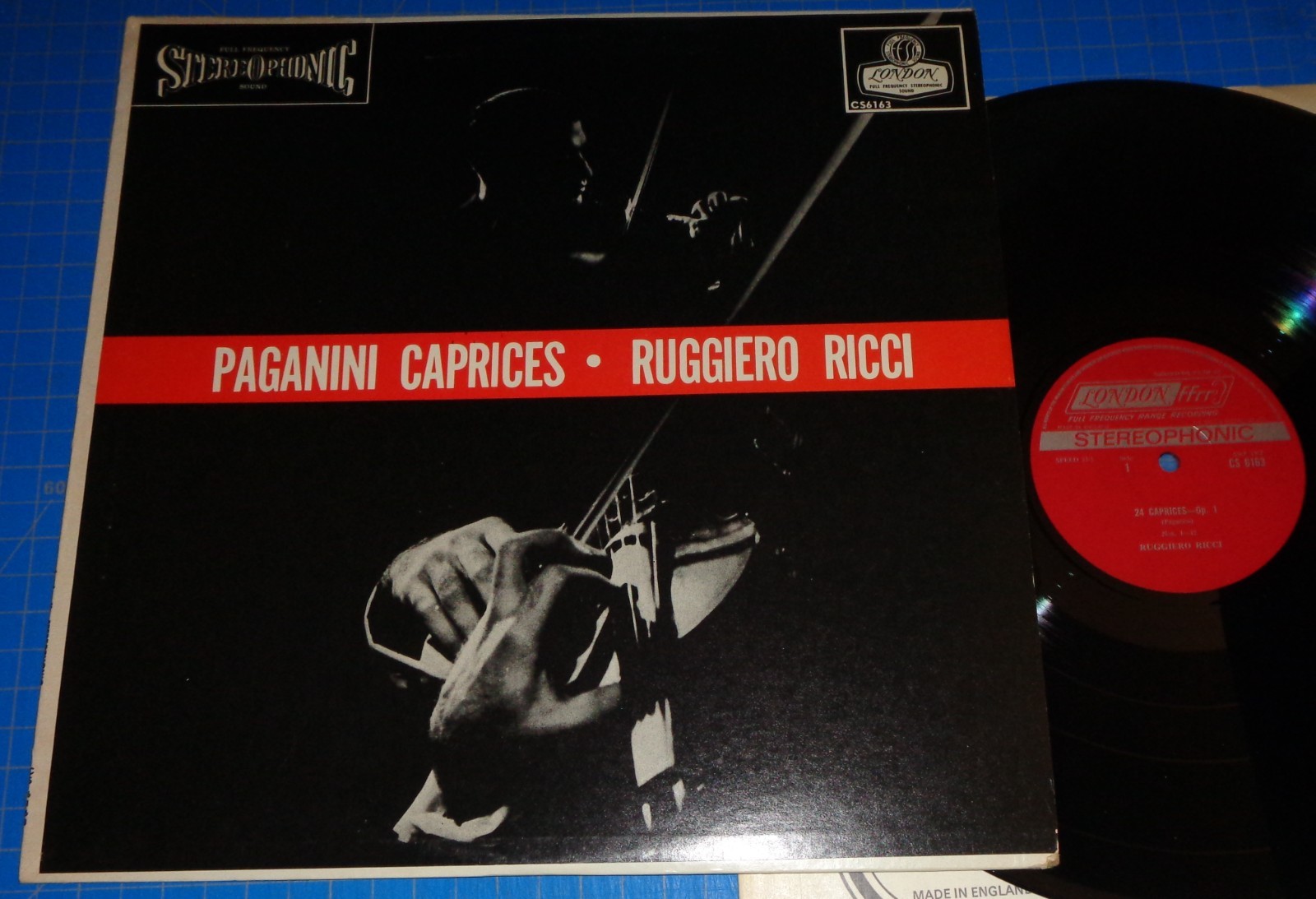 Ruggiero Ricci PAGANINI 24 Caprices - London CS 6163