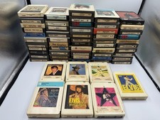 Huge Lot of 59 Vintage 8-Track Tapes - Country & Mixed Elvis Untested picture