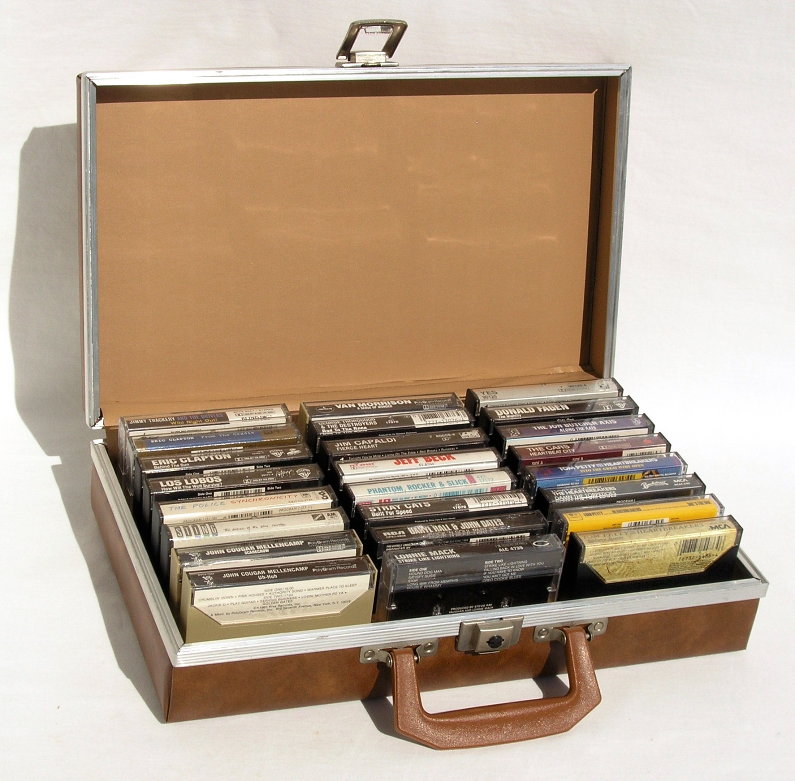 Vintage Cassette Tape Lot (24) Tom Petty John Mellencamp Police Clapton Untested