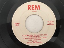 Rockabilly Gospel 45 HISEL CARPENTER Let Me Feel The Love Of Jesus REM hear picture