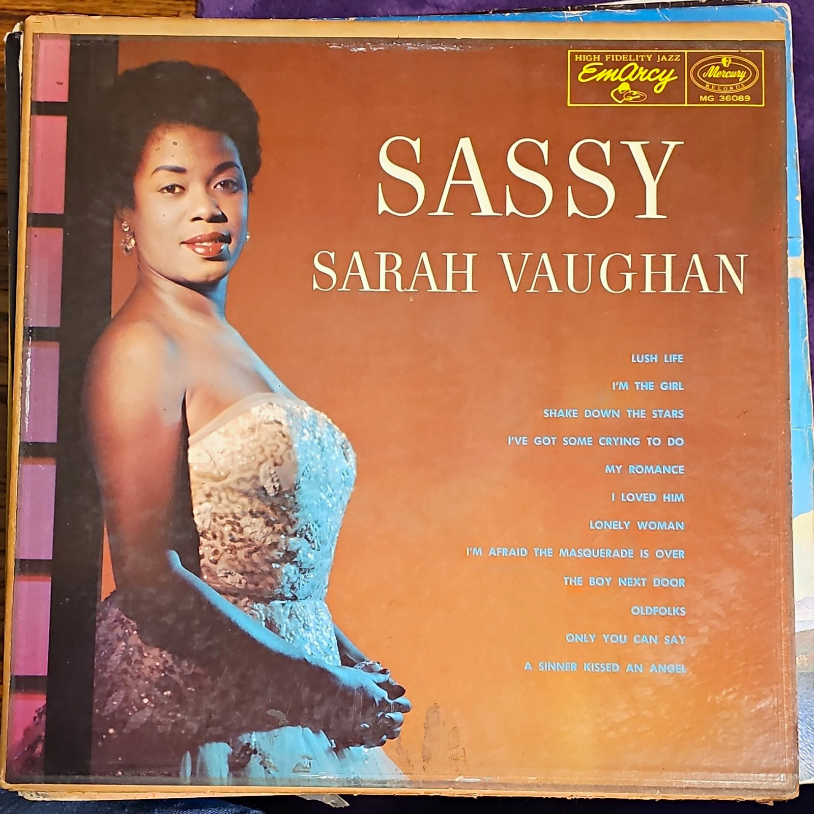 SARAH VAUGHAN SASSY LP Vinyl 12\