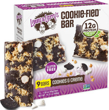 Cookie-Fied Protein Bar – Cookies & Creme Vegan Protein Bars 9X45G – Healthy Sna picture