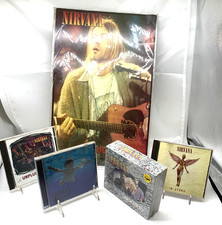 NIRVANA CD Lot With Poster, Singles, NEVERMIND READ DESCRIPTION picture