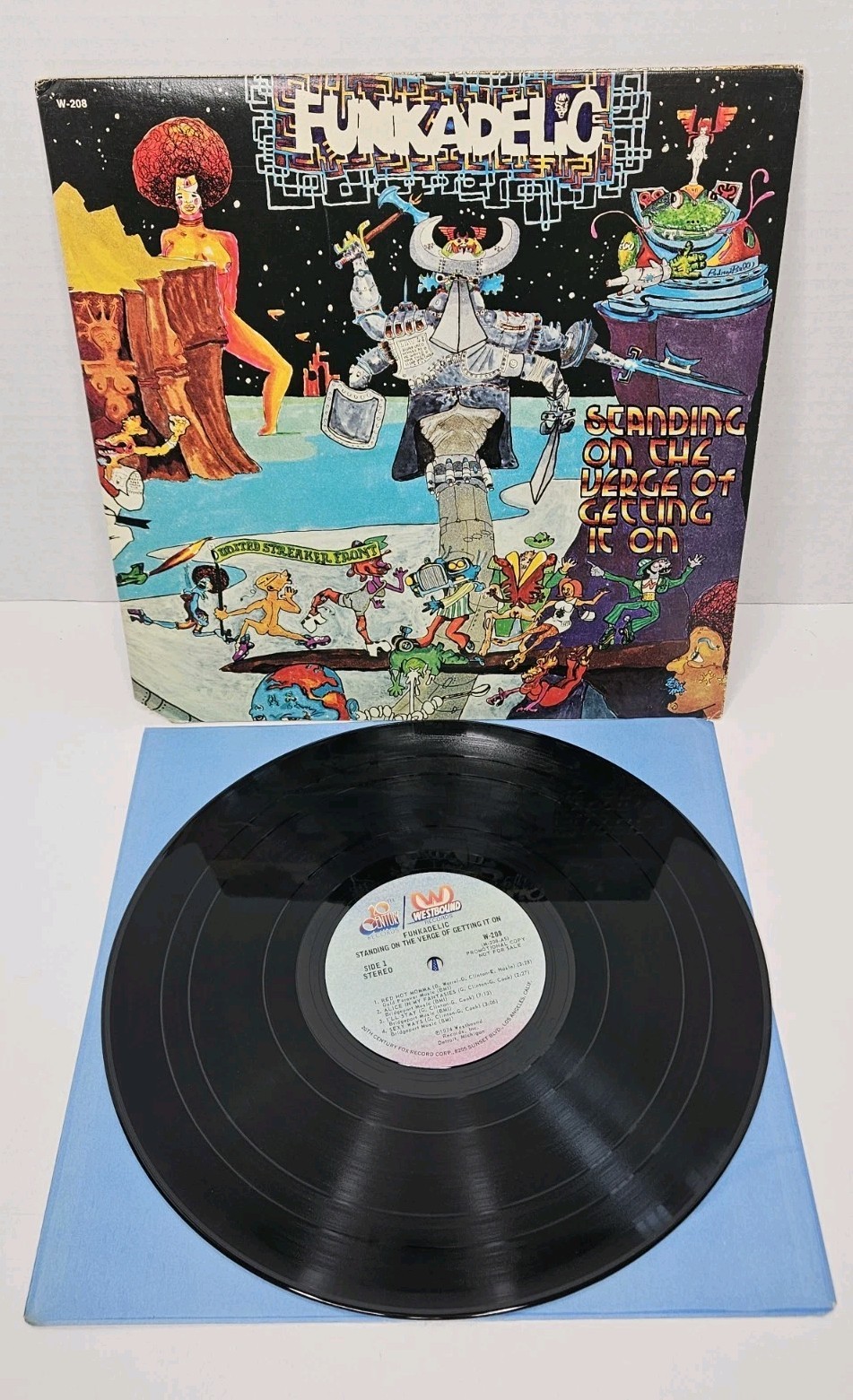 Funkadelic - Standing On The Verge Of Getting It On (1975) Lp Vinyl Promo EX/VG+
