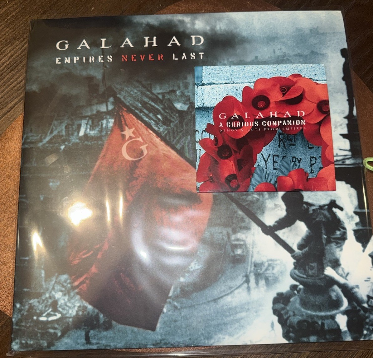 Galahad - Empires Never Last + A Curious Companion CD. 2016. Blue 2LP. #21/100.