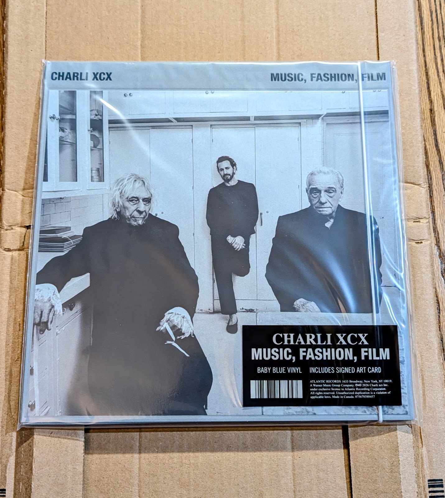 (SIGNED) CHARLI XCX Music, Fashion, Film Store Exclusive Blue Vinyl LP