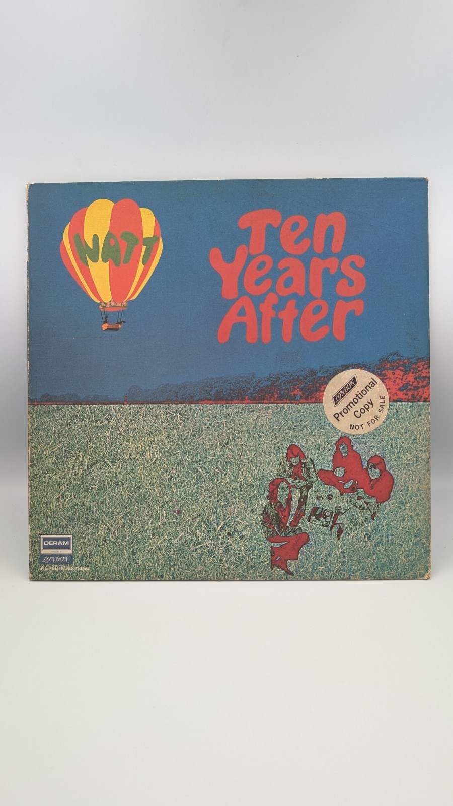 Ten Years After - Watt LP VINYL Deram XDES 18050 Rare Promo Sticker Gatefold