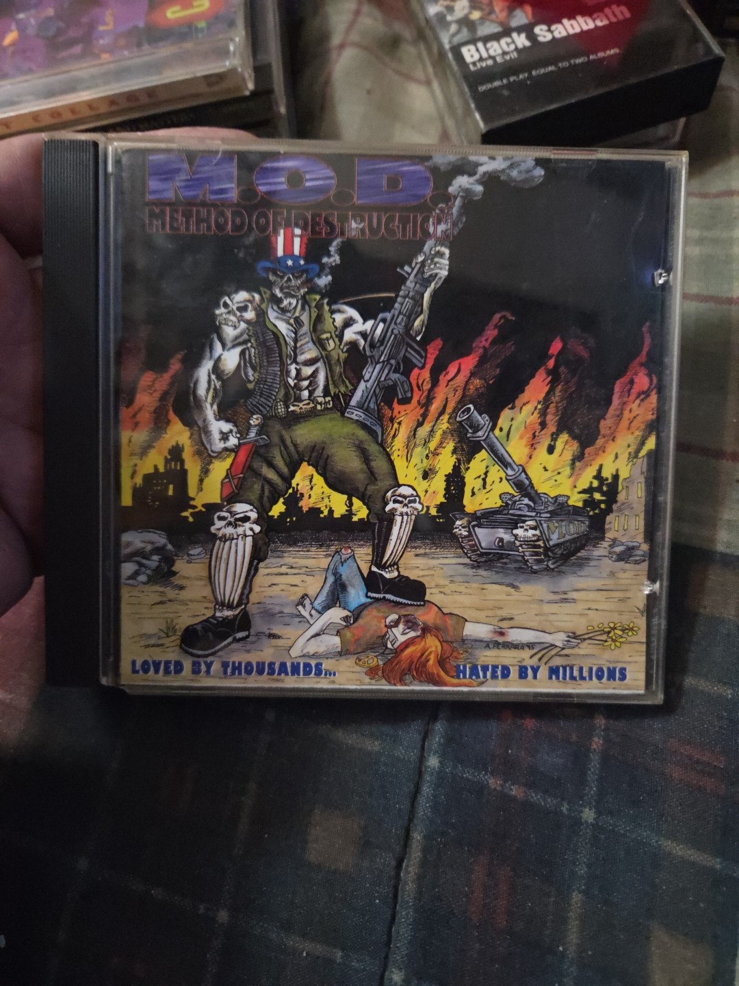 M.O.D. Method of Destruction - Loved By Thousands CD 1995 Megaforce Crossover Th