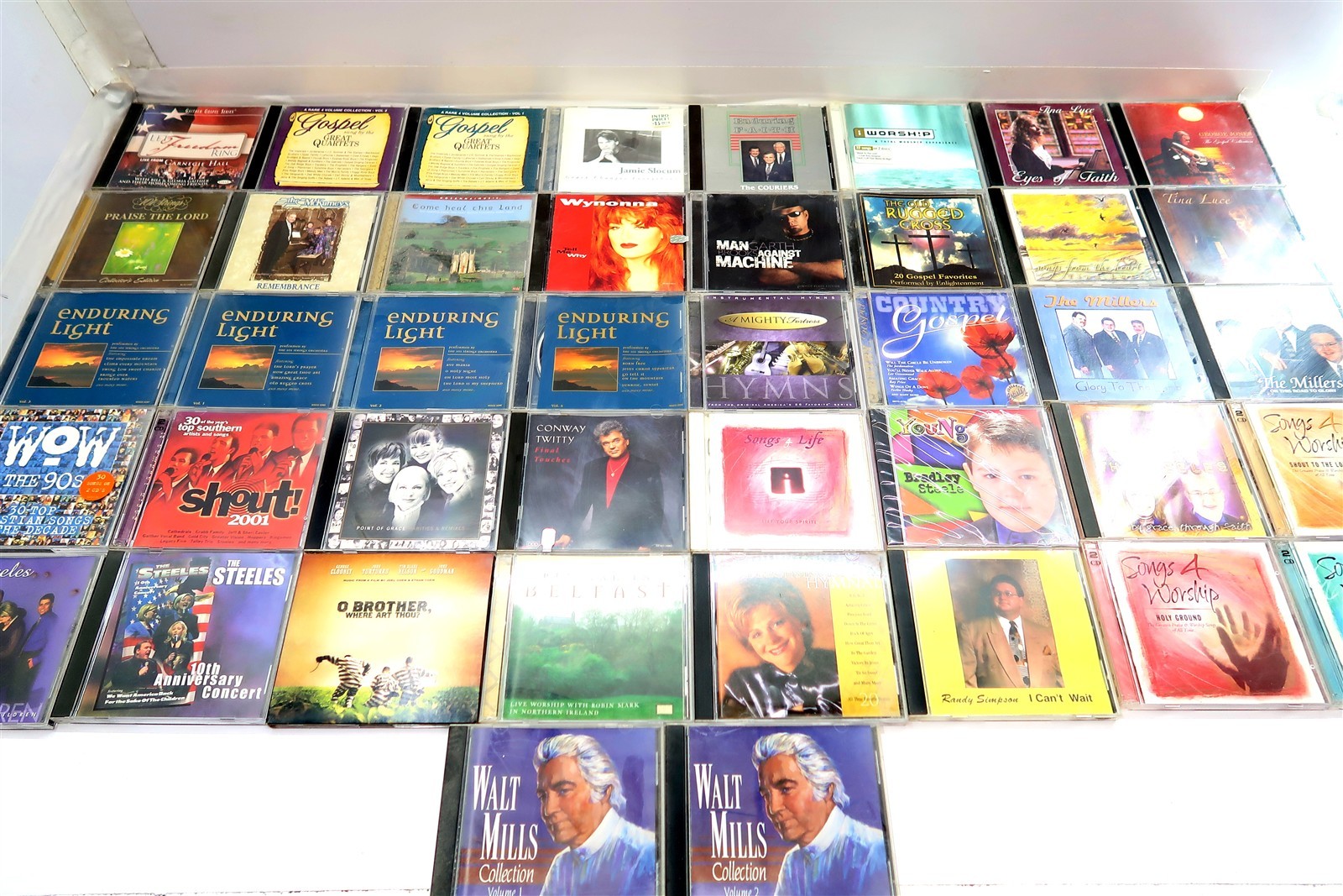 Lot of 42 COUNTRY & GOSEPL MUSIC CD\'s Mixed Artist Religion 40+ Nice Collection