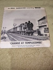 VINTAGE RAILWAY RECORD LP VINYL – ARGO CHANGE AT TEMPLECOMBE picture