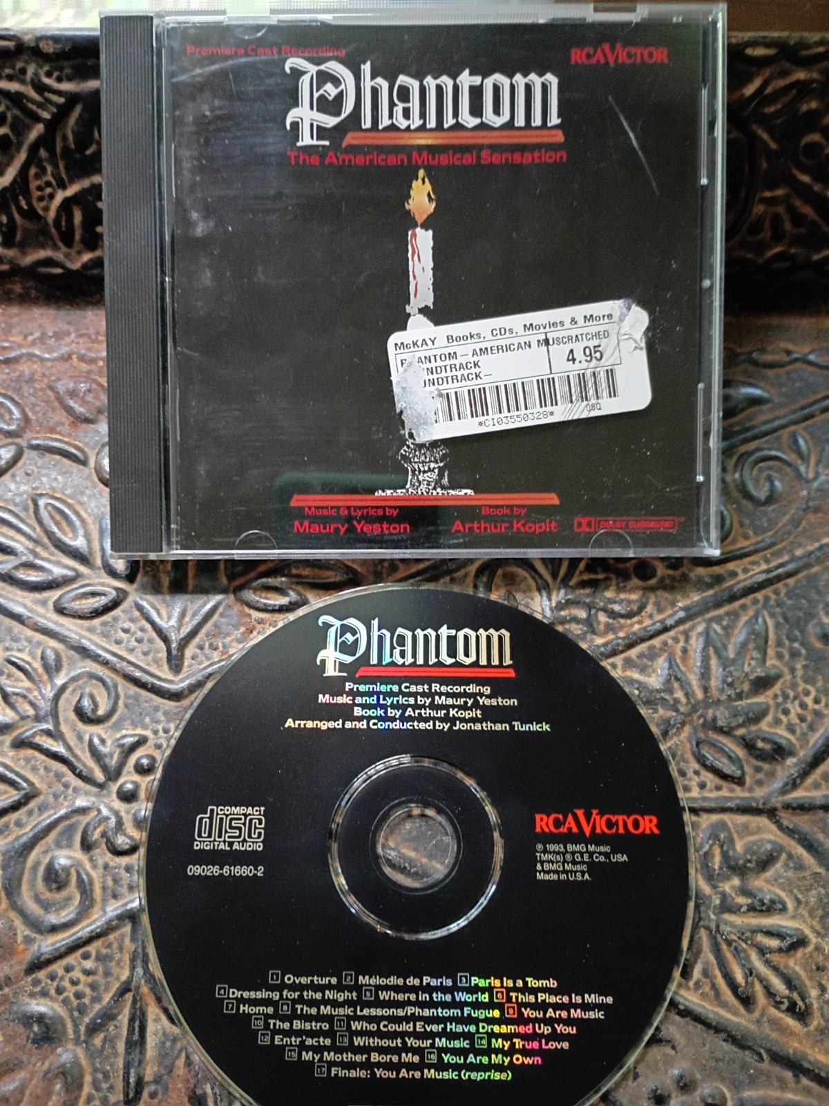 Phantom: American Musical Sensation by Various (CD, 1993) - Vintage MINT DISC