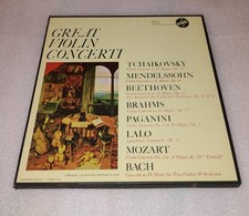 Great Violin Concerti Vox VSPS 9/5 Classical Vinyl Record Box Set 5 LP Gitlis picture