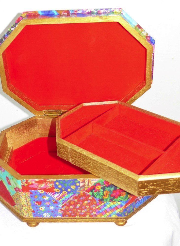 Vintage Florentine Gold Wood Music Jewelry Box Love Theme Romeo & Juliet w/ Tray