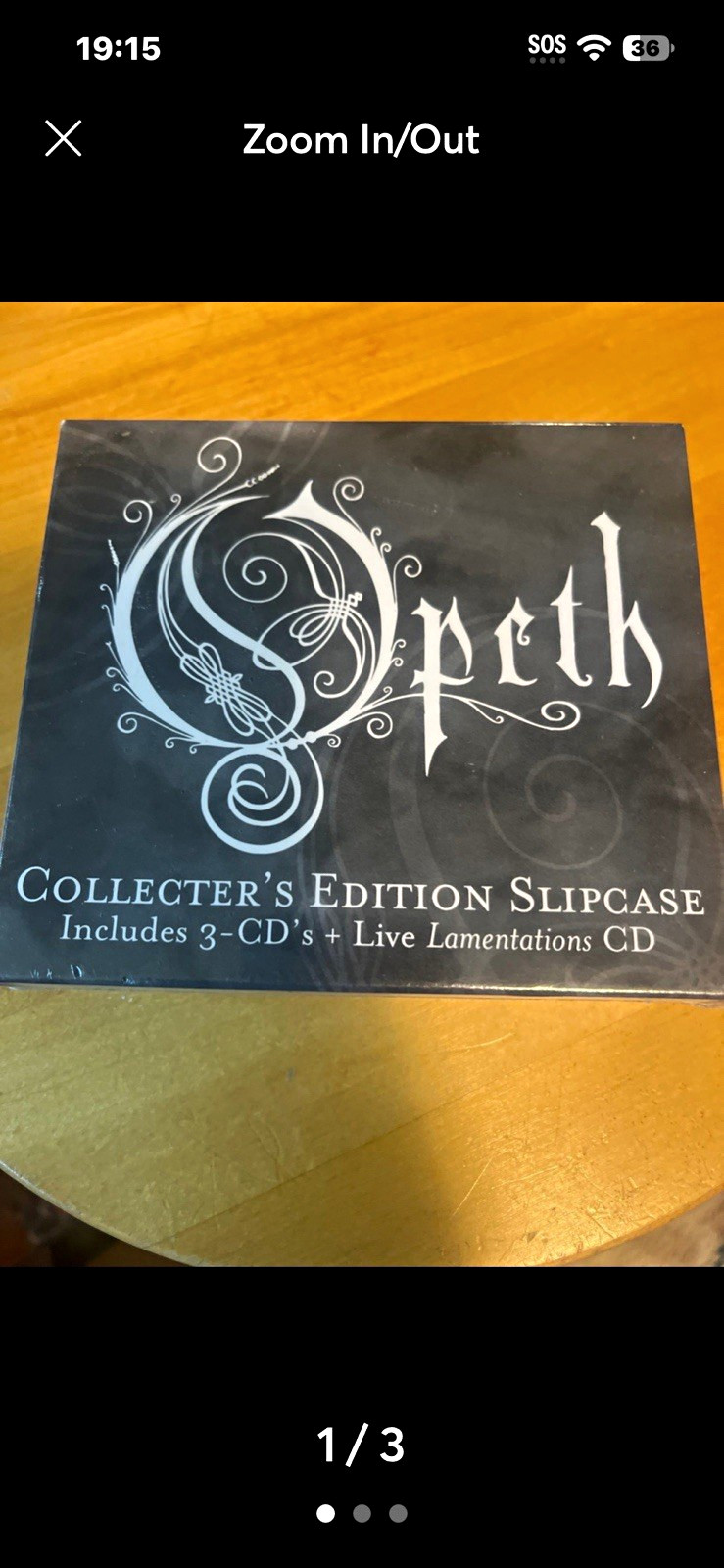 Opeth Collector's/Limited Edition Slipcase 4CD Box Set Koch 2006