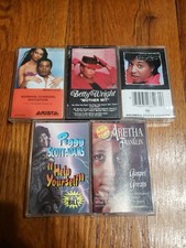 Lot 5 Vintage Disco Cassette Tapes Norman Connors Aretha Franklin Cheryl Lynn picture