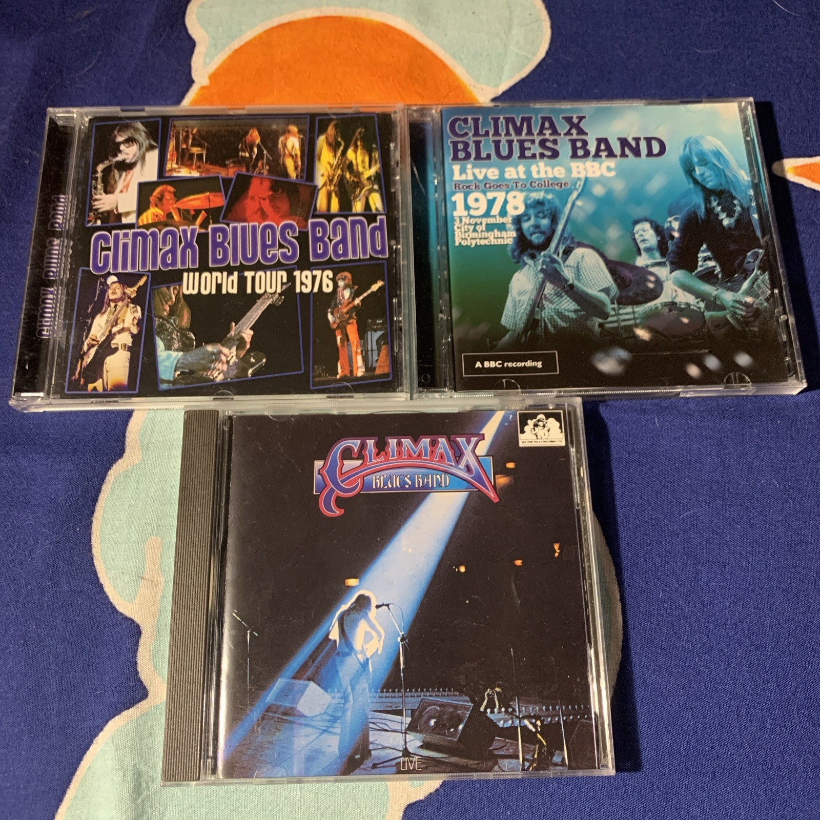 Climax Blues Band CD Lot: ST/World Tour 1976/ Live At The BBC 1978 +DVD Free S/H