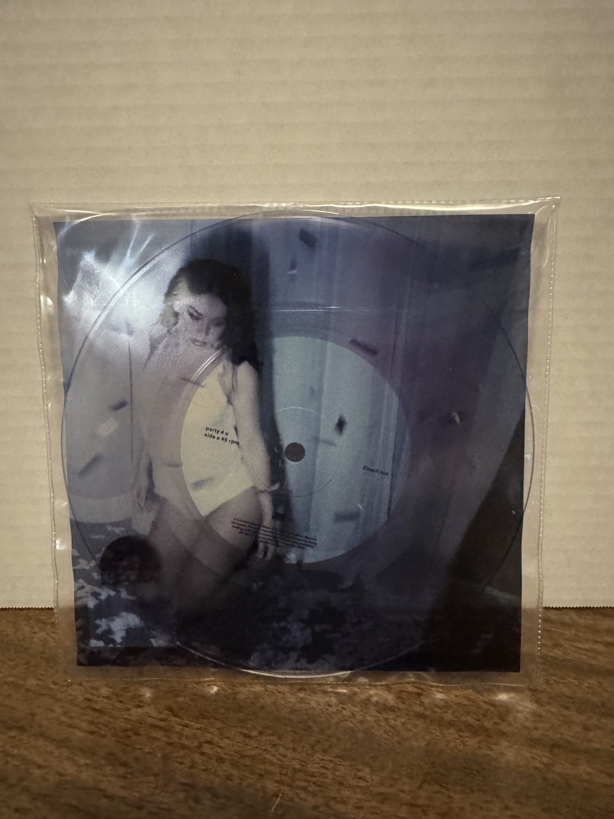 Charli XCX “Party 4U” LTD Crystal Clear 7