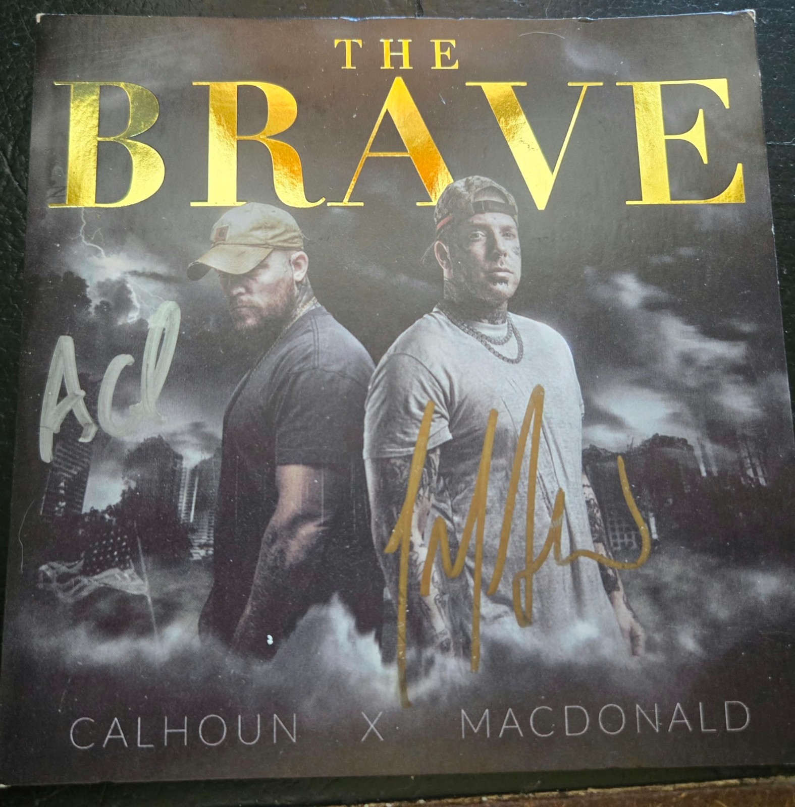 The Brave by Tom Macdonald and Adam Calhoun (CD, 2022) Signed by ACAL and Tom