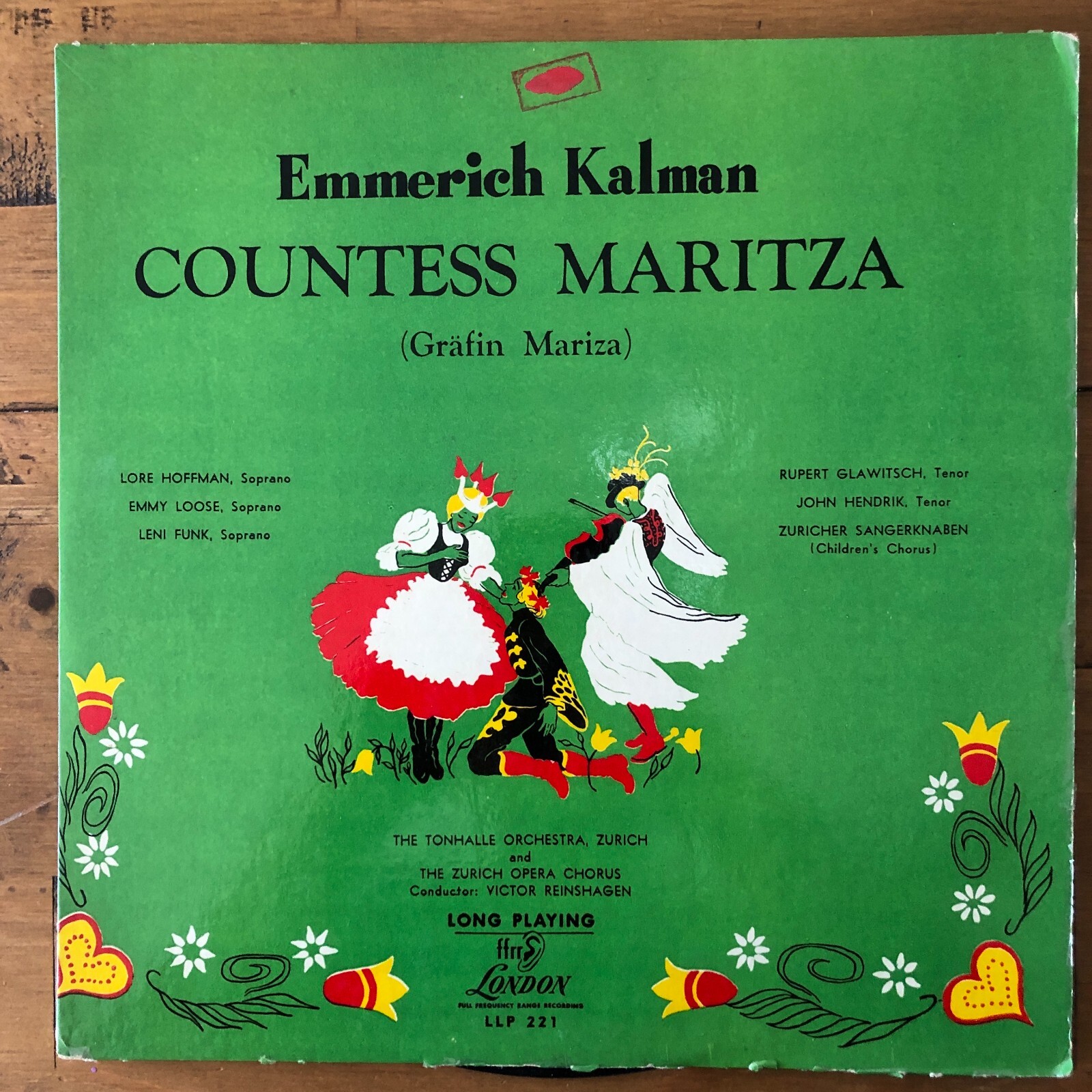 Emmerich Kálmán - Countess Maritza = Gräfin Mariza Vinyl LP LLP 221