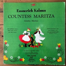 Emmerich Kálmán - Countess Maritza = Gräfin Mariza Vinyl LP LLP 221 picture