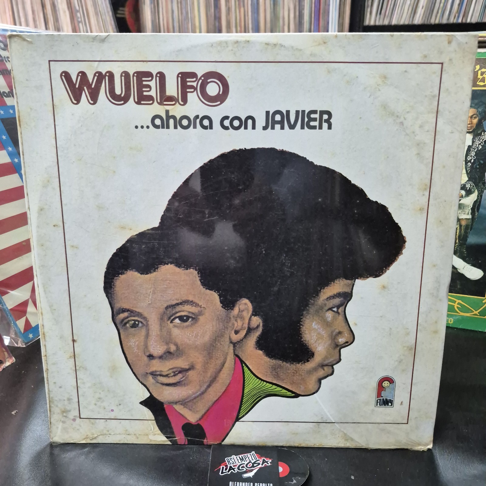 Wuelfo – ...Ahora Con Javier - Latín, Salsa, Guaguancó, Descarga, 1980 (MINT-M)