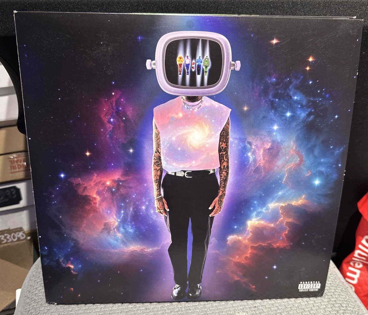 Chris Brown \'11:11\' 3LP, Deluxe, Red Vinyl, RCA, R&B [Vinyl] Played Once