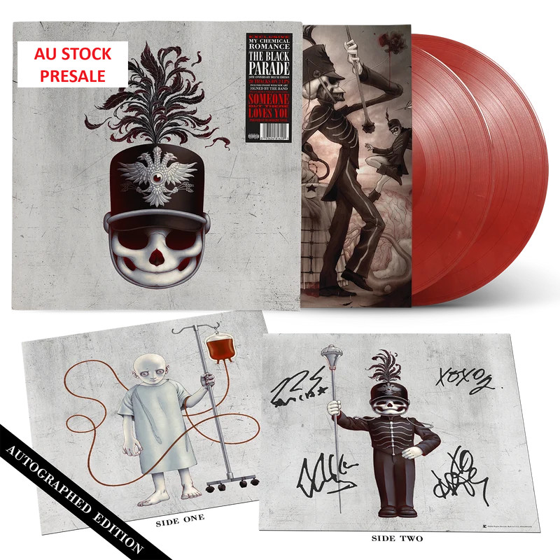 My Chemical Romance The Black Parade SIGNED Vinyl 20th Anniversary PRESALE 10/23
