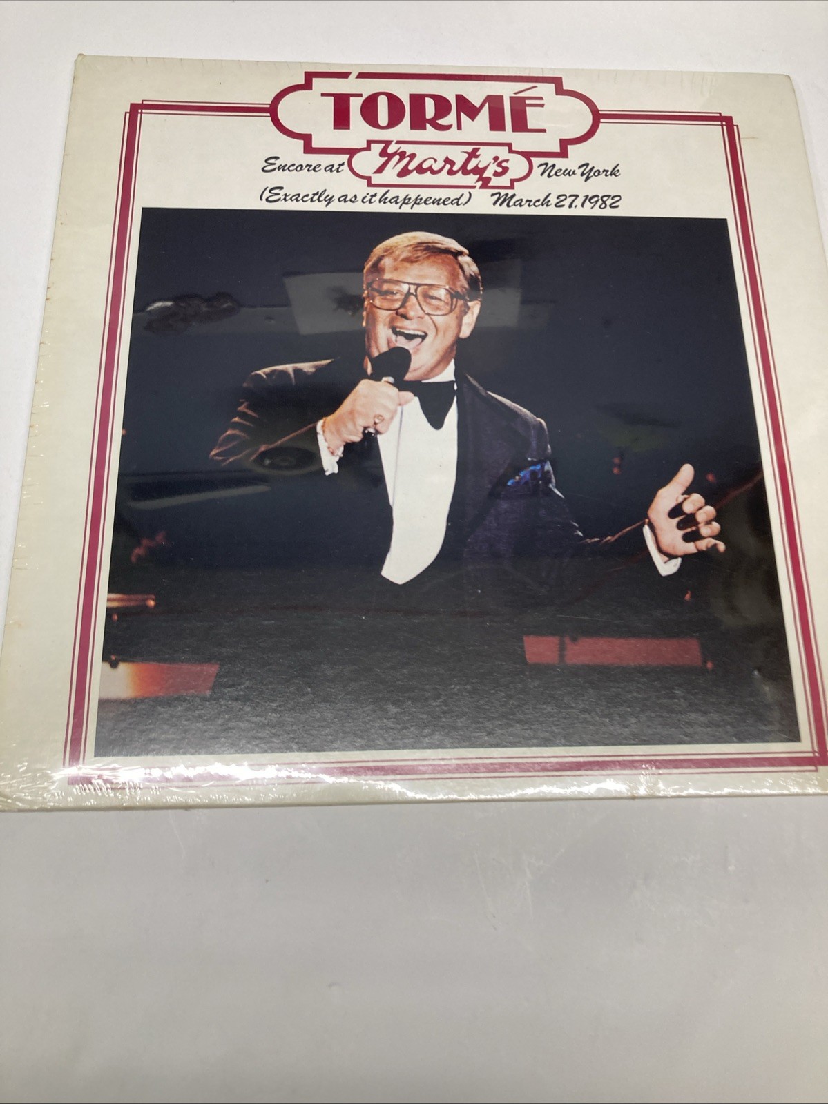Mel Torme - Tormé Encore at Marty's New York (1982) Vinyl LP  Flair PG8200 MINT