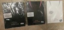 BLACKPINK BORN PINK ALL 3 CD BOX SET VARIATIONS BLACK GREY PINK BRAND NEW SEALED picture