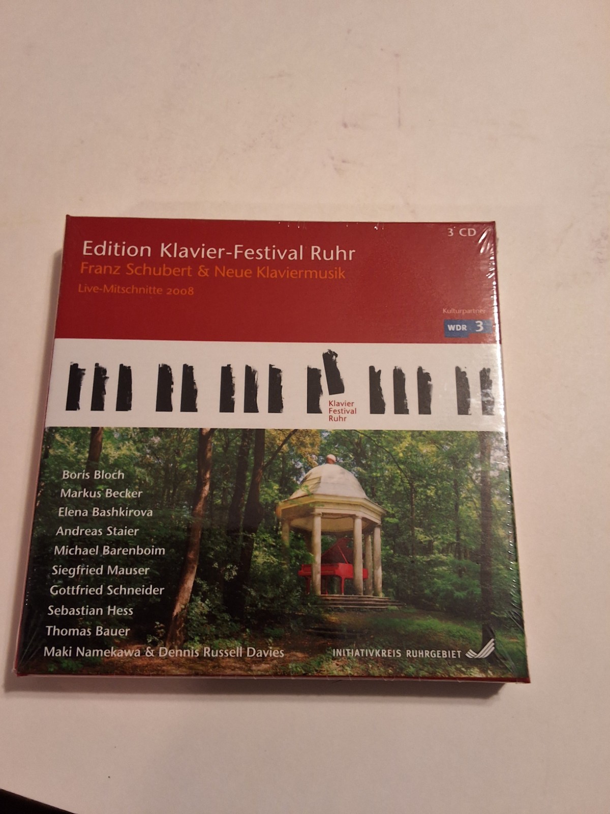 Franz Schubert Edition Klavier-festival Ruhr 3-(CD) Album NOS SEALED 2008