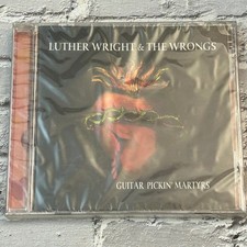 Luther Wright & The Wrongs – Guitar Pickin' Martyrs CD 2009 Alt Country Back NOS picture