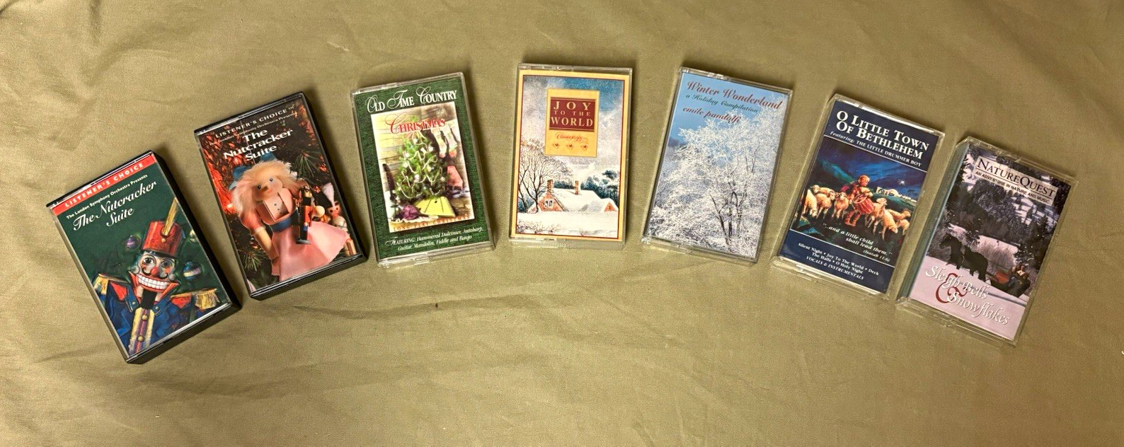 Vtg Christmas cassette tapes*lot of 7*London Symphony Orchestra,etc*Nutcracker