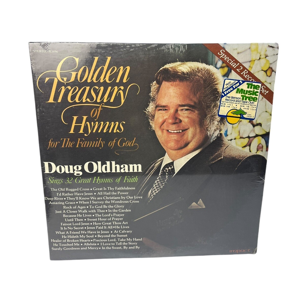 Golden Treasury Of Hymns For The Family Of God By Doug Oldham Album 1977 NEW