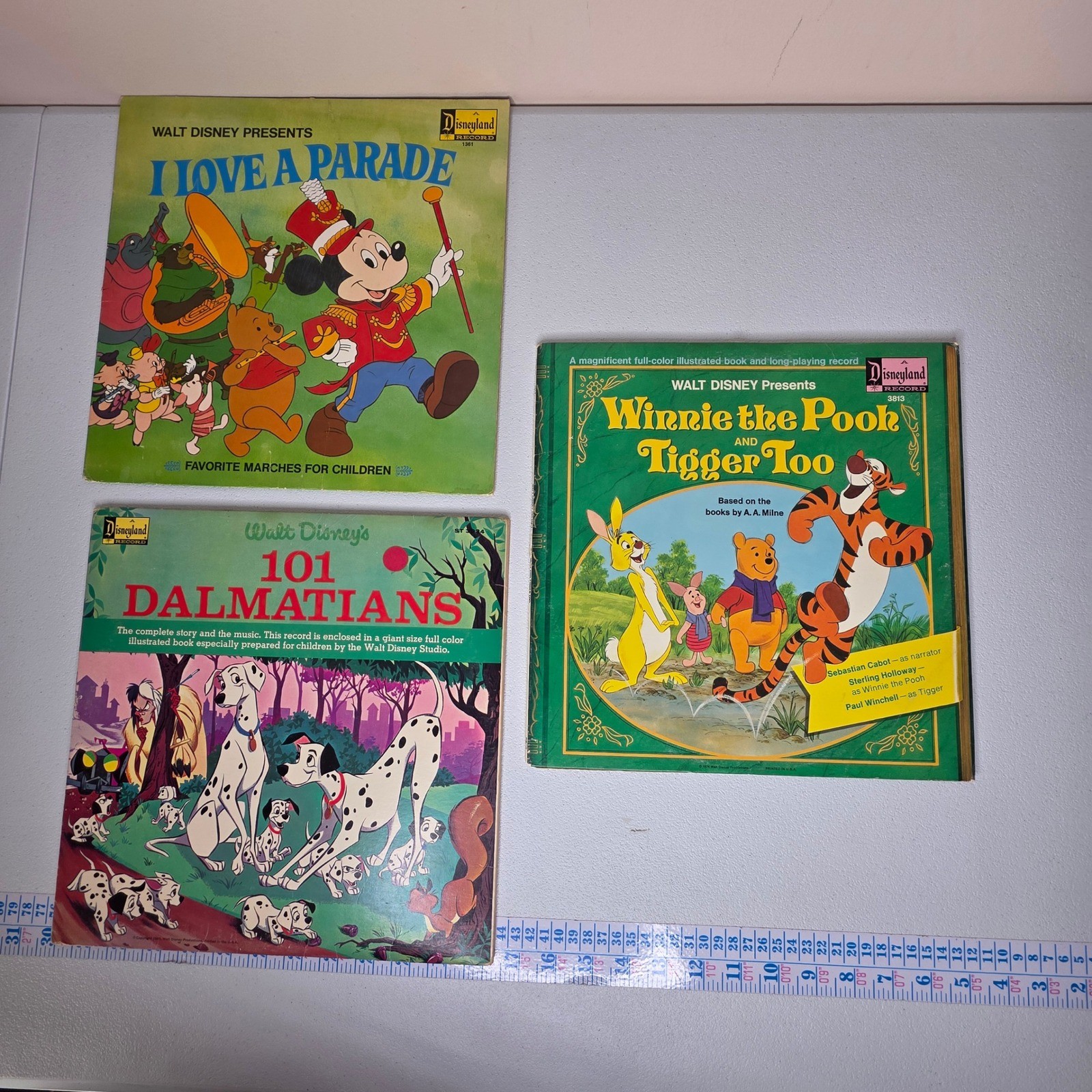 Disneyland Record Vinyl Lot Kids 12\