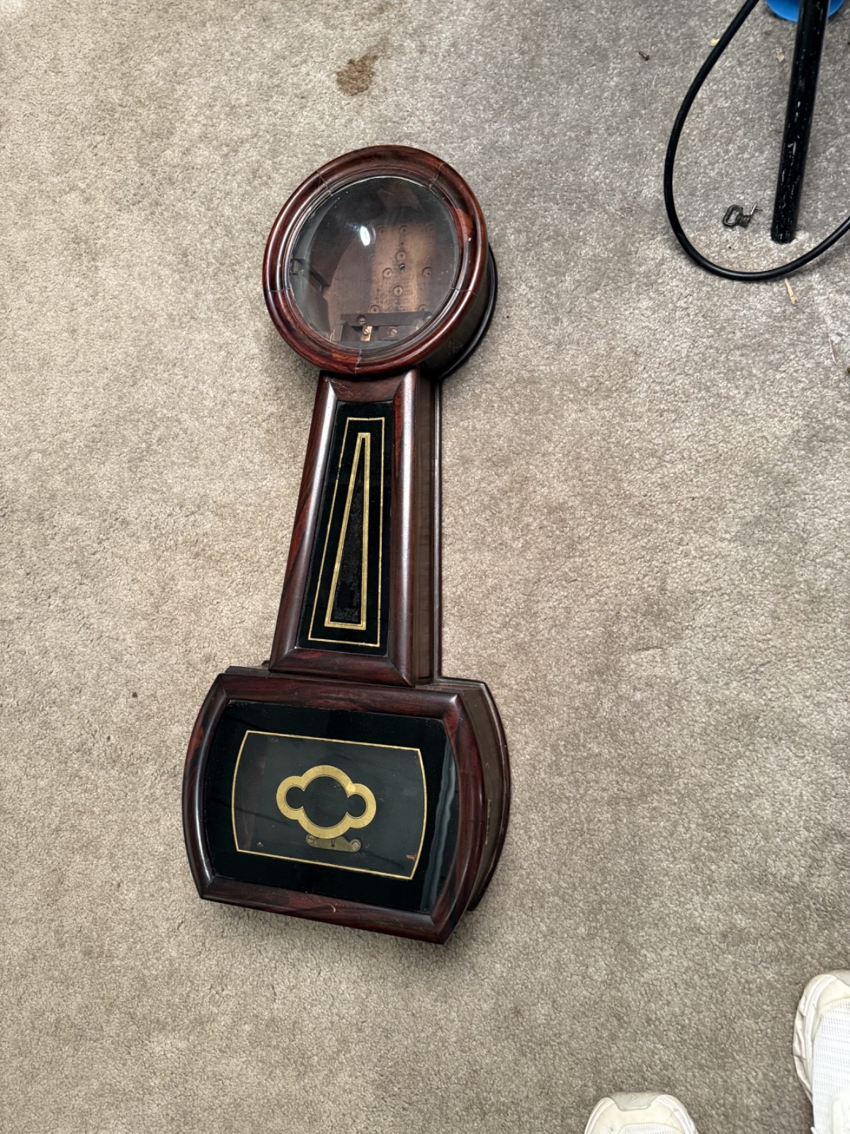(CC559) E Howard No. 5 Banjo Clock Case - Parts Only