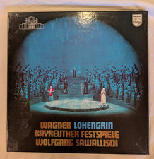 Wagner Lohengrin Bayreuther Festspiele Sawallisch 4 LP Philips Box Set picture